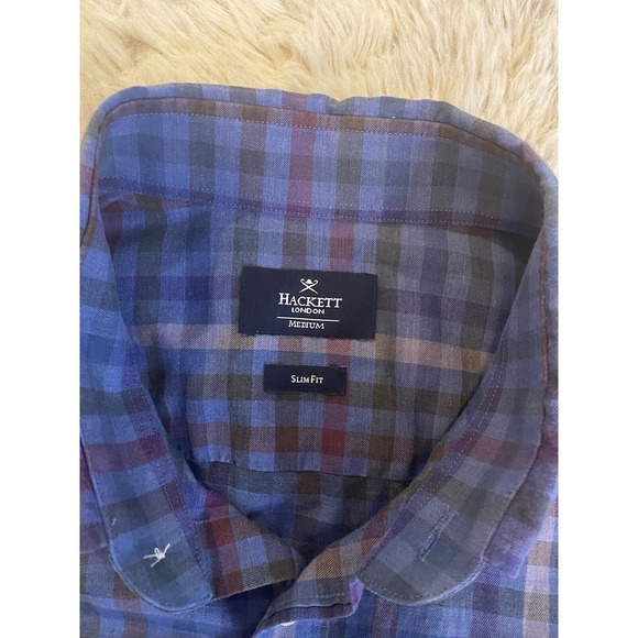 Hackett London Mens Long Sleeve Shirt size M Medium - Picture 2 of 4